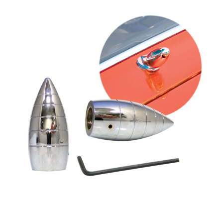 Bullet Ribbed Wiper Caps - 1 pair