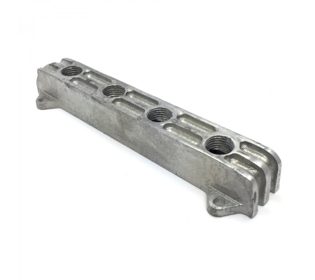 4 Port Finned Fuel Distribution Log / Block