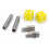 Yellow Dice 2 Valve Cap, Door Plunger, Plate Bolt Combo Kit