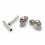 Chrome Skull with Red Eyes 2 Valve Cap, Door Plunger, Plate Bolt Combo Kit