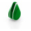 Green Small Tear Shape Dash Knob