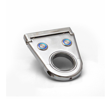 Dual Hole 4.5 Inch Swivel Billet Column Drop with Ringloc Adjustable Column Hole