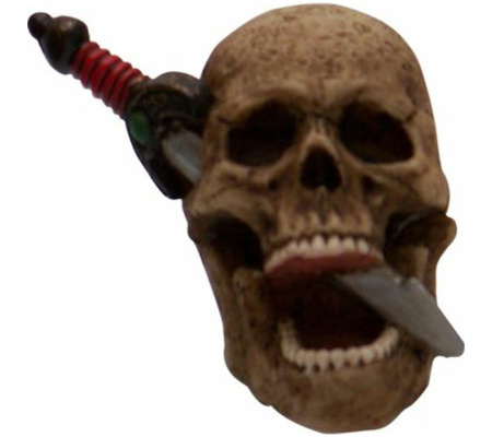 Skull with Dagger Custom Shift Knob and Topper