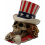 Uncle Sam Skull Custom Shift Knob and Topper
