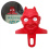 El Diablo Devil License Plate Topper - Cast Metal Painted Details