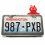 Illuminated El Diablo Devil License Plate Topper - Bright Red LED