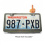 Middle Finger License Plate Topper