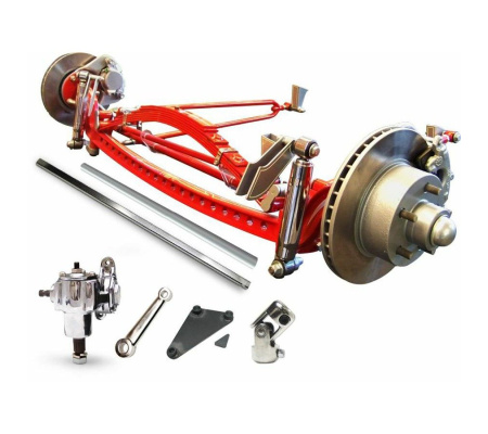 RHD Universal 46'' Super Deluxe Hair Pin Drilled Solid Axle Kit