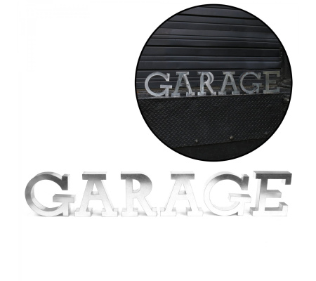 GARAGE Metal Letter Kit Sign