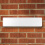 European Vintage Style License Plate (White)