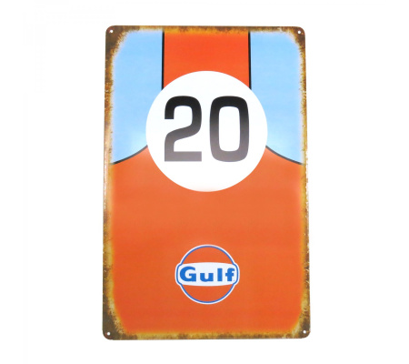 Gulf Metal Sign