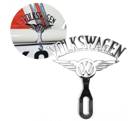 Volkswagen Chromed License Plate Topper