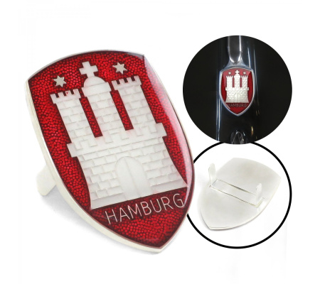 VW Hamburg Hood Badge Crest