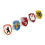 Berlin, Deutschland, Breman, Hamburg, St. Christophorus Hood Emblem Crest 5 Pack