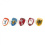 Berlin, Deutschland, Breman, Hamburg, St. Christophorus Hood Emblem Crest 5 Pack