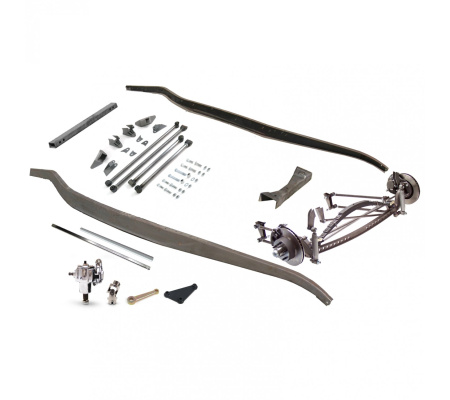 1932 Ford Frame Kit - Four Link Super Deluxe Drilled Fits Dearborn,  Brookville