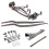 1932 Ford Frame Kit - Hairpin Deluxe Drilled Fits Dearborn,  Brookville