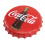 Coca Cola Bottle Cap Display Sign - Baked Enamel