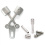 Piston Style Kit with License Plate Topper & Plate Bolts