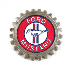 Mustang Metal Gear Wall Sign