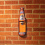 Beer Bottle Metal Wall Sign with Opener and Cap Catch