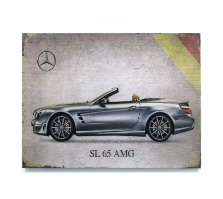 Signature Mercedes Wooden Sign