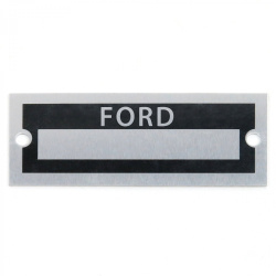 Blank Data Vin Plate - Ford