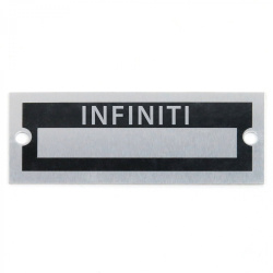 Blank Data Vin Plate - Infiniti