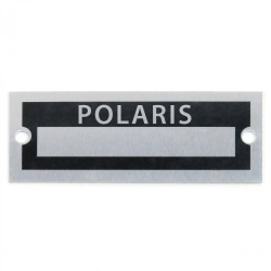 Blank Data Vin Plate - Polaris