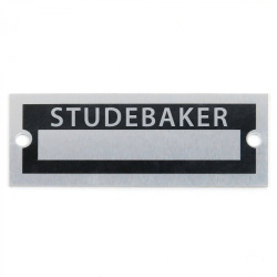 Blank Data Vin Plate - Studebaker