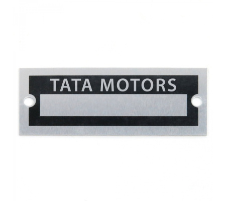 Blank Data Vin Plate - Tata Motors