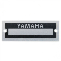 Blank Data Vin Plate - Yamaha