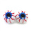 Fuzzy Hanging Rearview Mirror Eyeballs - Pair