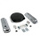 SBF Blk Caddy AC/Finned Engine Dress Up kit~w/ Breathers (PCV) 289-351