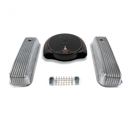 BBC PS Caddy AC/Finned Engine Dress Up kit~Holes No Breathers