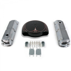 SBF PS Caddy AC/Finned Engine Dress Up kit~Holes No Breathers 289-351