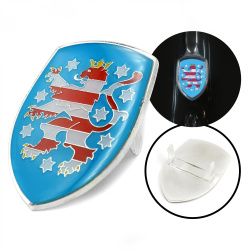 VW Coat of Arms of Freistaat Thuringen Hood Badge Crest