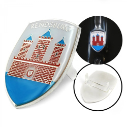 VW Rendsburg Crest Hood Badge