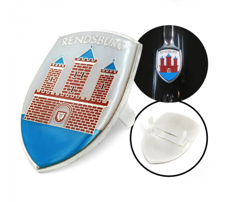 VW Rendsburg Crest Hood Badge