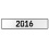 2016 Year  - White Aluminum Street Sign Mancave Euro Plate Name Door Sign Wall