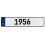 1956 Year  - White Aluminum Street Sign Mancave Euro Plate Name Door Sign Wall