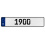 1900 Year  - White Aluminum Street Sign Mancave Euro Plate Name Door Sign Wall