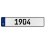 1904 Year  - White Aluminum Street Sign Mancave Euro Plate Name Door Sign Wall