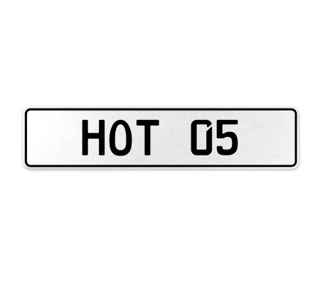 HOT 05  - White Aluminum Street Sign Mancave Euro Plate Name Door Sign Wall Art