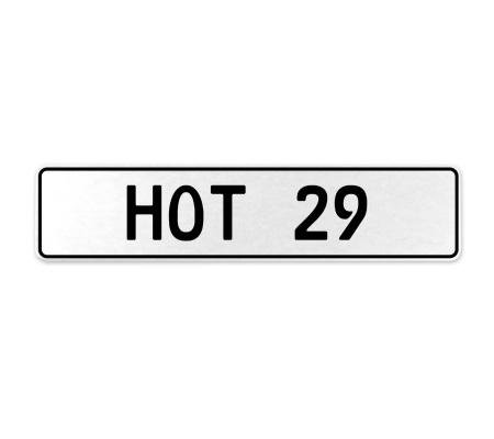 HOT 29  - White Aluminum Street Sign Mancave Euro Plate Name Door Sign Wall Art