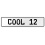 COOL 12  - White Aluminum Street Sign Mancave Euro Plate Name Door Sign Wall