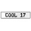 COOL 17  - White Aluminum Street Sign Mancave Euro Plate Name Door Sign Wall