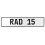 RAD 15  - White Aluminum Street Sign Mancave Euro Plate Name Door Sign Wall Art