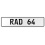 RAD 64  - White Aluminum Street Sign Mancave Euro Plate Name Door Sign Wall Art