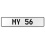 MY 56  - White Aluminum Street Sign Mancave Euro Plate Name Door Sign Wall Art